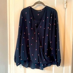 West Kei XL Navy Blouse